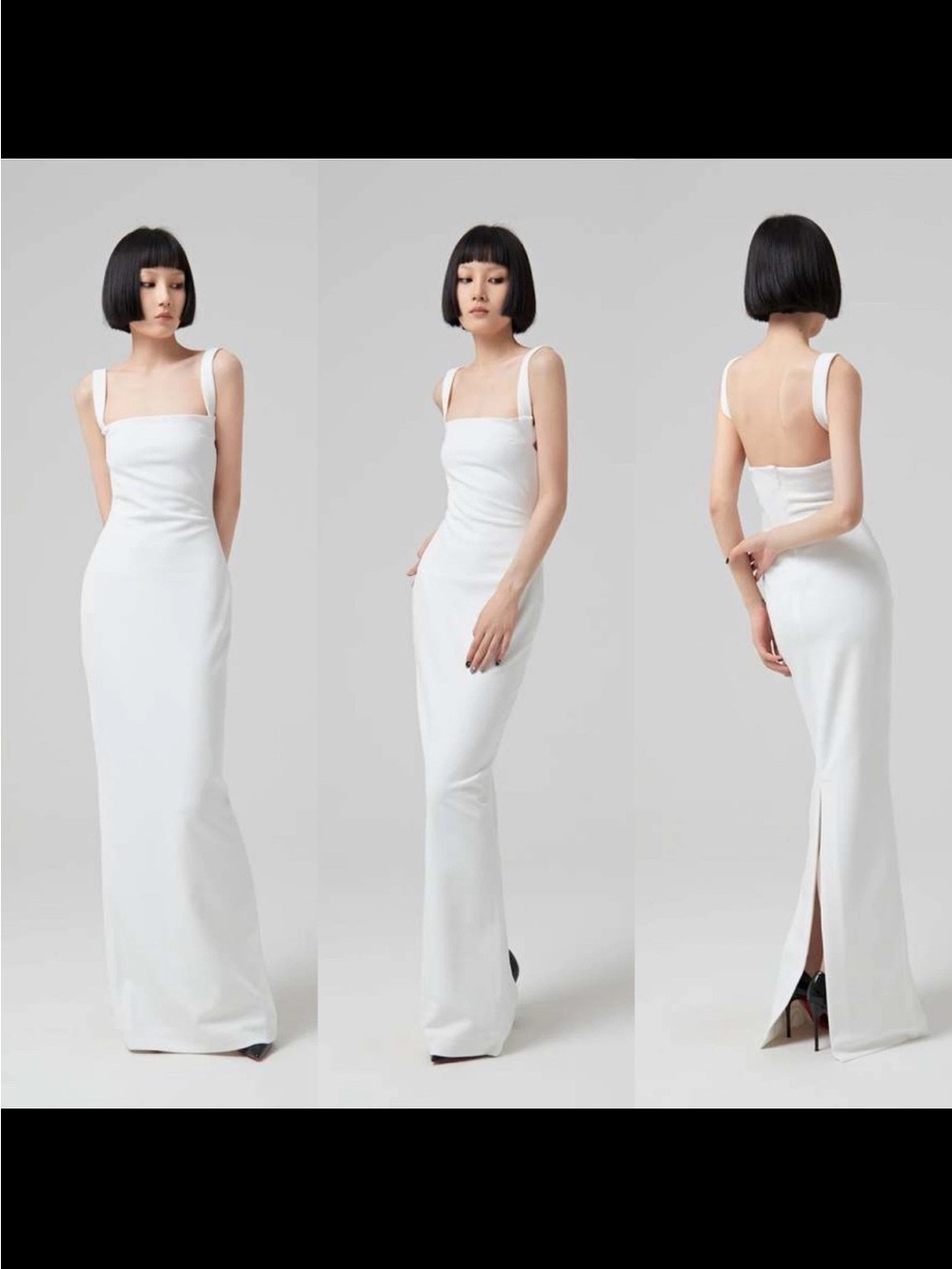 Solace London Joni Maxi Dress White Size Small EUC